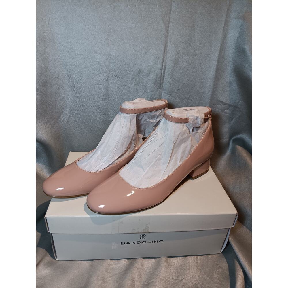 Bandolino Lexy Pump 9M Dusty Pink Ankle Strap Dress Shoe New in Box NIB - Picture 2 of 7